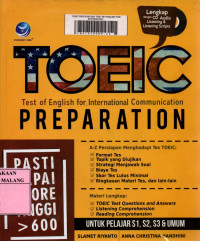 TOEIC: test of english for international communication preparation