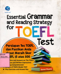 Essential grammar and reading strategy for toeft test
