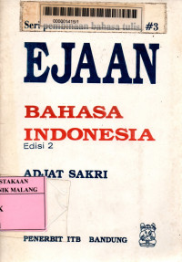 Ejaan bahasa Indonesia edisi 2
