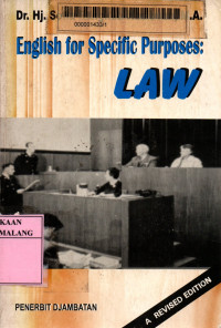 English for specific purposes: law edisi revisi