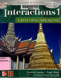 Interactions 1: listening/speaking