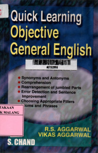 Quick learning objective general English