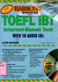 Toefl IBT: internet-based test with 10 audio CDs 12th edition