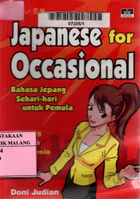 Japanese for occasional: bahasa jepang sehari-hari untuk pemula