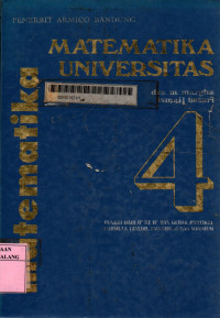 Matematika universitas: matematika 4