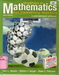 Essentials of mathematics for elementary teachers: a contemporary approach 6th edition