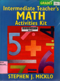 Image of Intermediate teachers math activities kit: includes 100 ready-to-use lessons and activity sheets covering six areas of the 4-6 math curriculum
