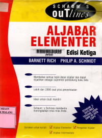 Schaum's outlines aljabar elementer edisi 3