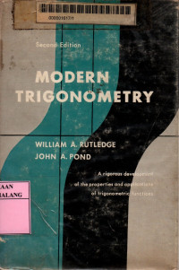 Modern trigonometry 2nd edition