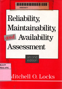Reliability, maintainability, availability, assessment 2nd edition