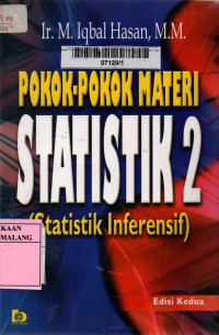 Pokok-pokok materi statitiska 2 (statitiska inferensif) edisi 2