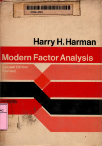 Modern factor analysis 2nd edition