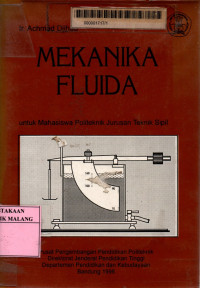 Mekanika fluida: untuk mahasiswa politeknik jurusan teknik sipil