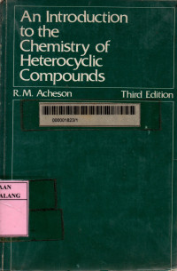 An introduction to the chemistry of heterocyclic compounds 3rd edition