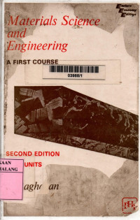 Materials science and engineering 2nd edition