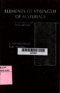 Element of strength of materials 5th edition