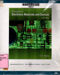 Principles of electronic materials and devices 3rd edition