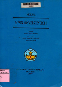 Mesin konversi energi I: modul