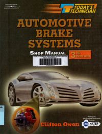 Automotive brake systems: shop manual 3rd edition
