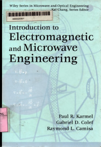 Introduction electromagnetic and microwave engineering