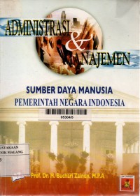 Image of Administrasi dan manajemen sumber daya manusia pemerintah negara indonesia