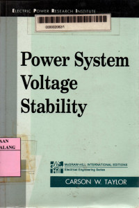 Power system voltage stability