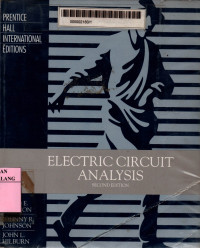 Electric circuits analysis 2nd edition