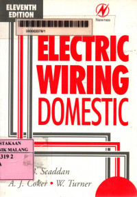 Electric wiring: domestic 11th edition