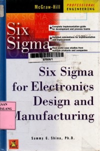 Six sigma for electronics design and manufacturing