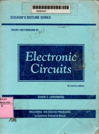 Schaum's outline of theory and problems of electronic circuits SI (metric) edition