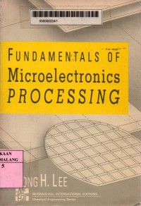 Fundamentals of microelectronics processing