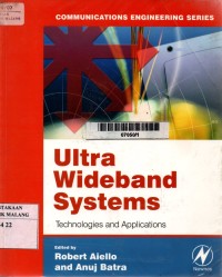 Ultra wideband systems: technologies and applications
