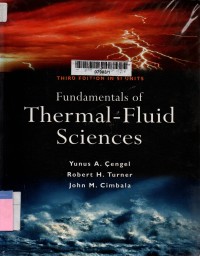 Fundamentals of thermal-fluid sciences 3rd edition