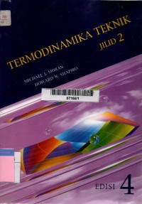 Termodinamika teknik jilid 2 edisi 4