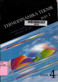 Termodinamika teknik jilid 1 edisi 4