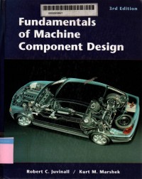 Fundamentals of machine component design 3rd edition