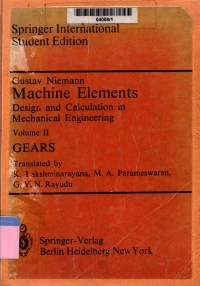 Machine elements: design in calculation in mechanical engineering vol. 2