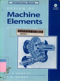 Design of machine elements 7th edition