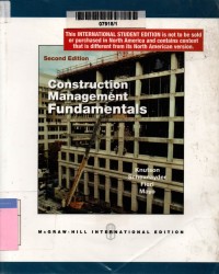 Construction management fundamentals 2nd edition