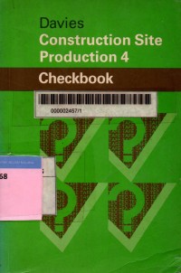 Construction site production 4: checkbook