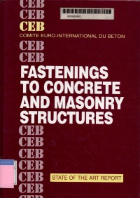 Fastenings to concrete and masonry structures