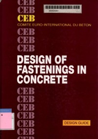 Design of fastenings in concrete