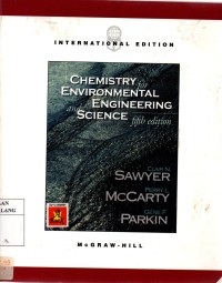 Chemistry for environmental engineering and science 5th edition