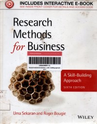 Research methods for business: a skill-building approach 6th edition