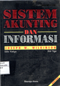 Sistem akunting dan informasi jilid 3 edisi 3